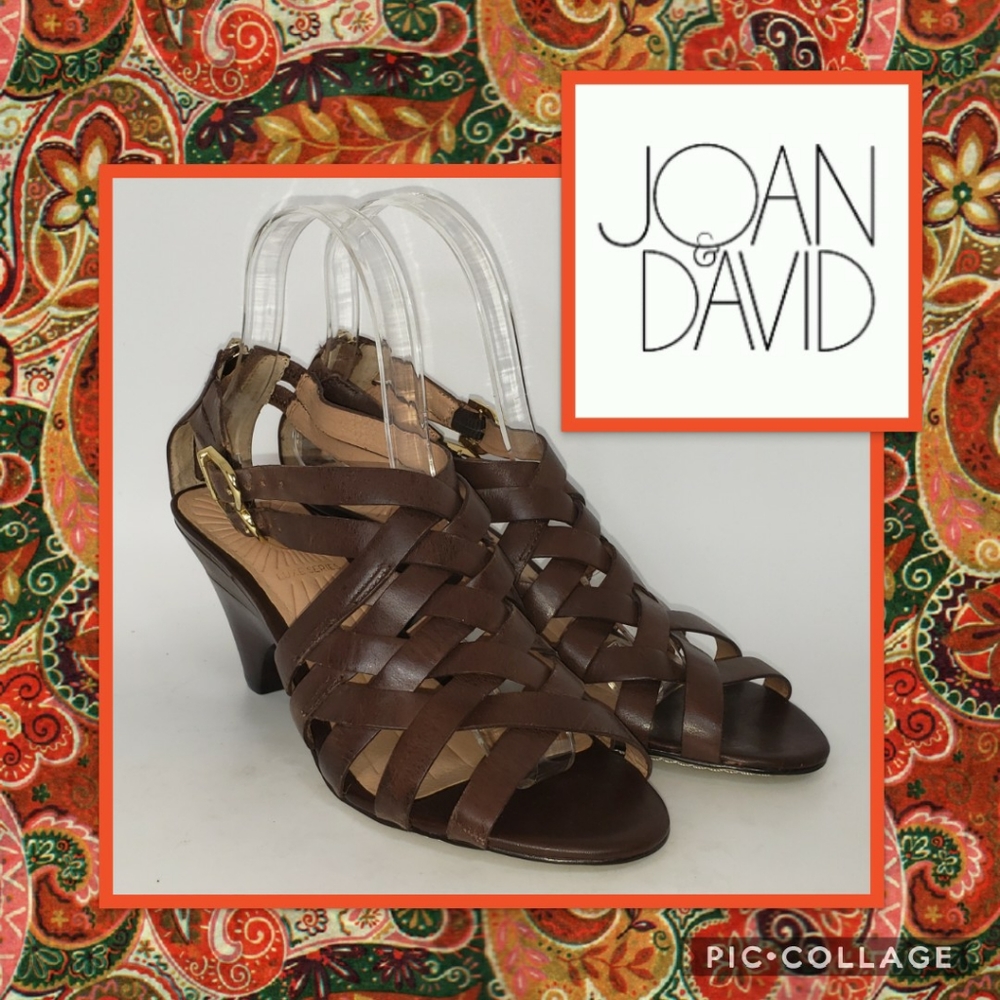 Circa Joan & David Marvita Leather Sandals Size 7